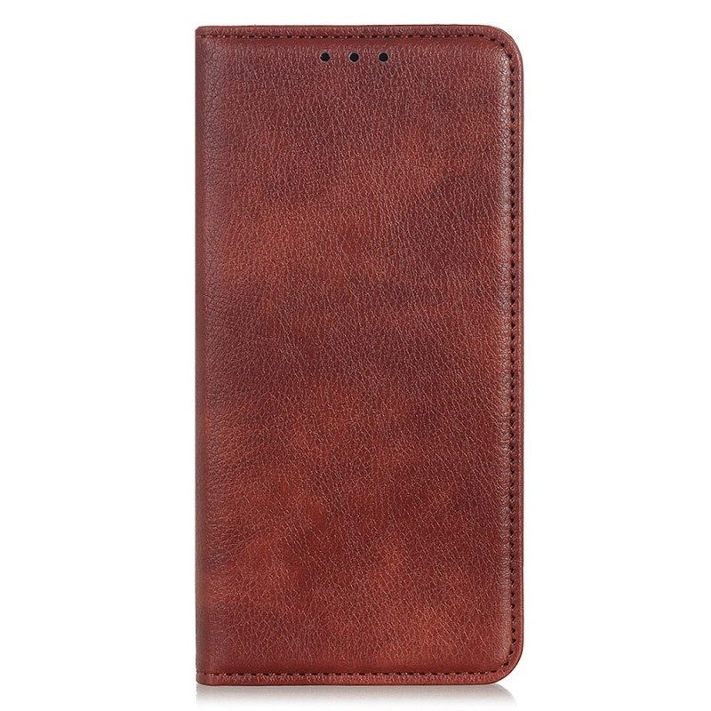 Schutzhülle Für Samsung Galaxy M33 5G Flip Case Litschi-spaltleder