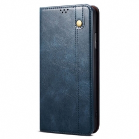 Flip Case Für Xiaomi Redmi Note 13 5g Gewachstes Kunstleder