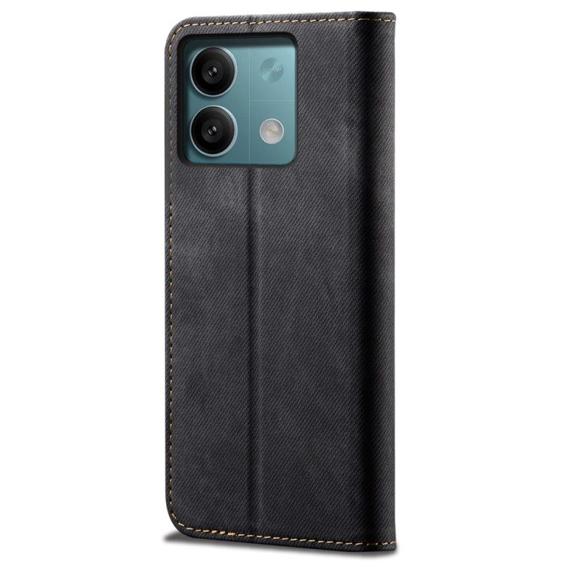 Flip Case Für Xiaomi Redmi Note 13 5g Jeanns-stoff