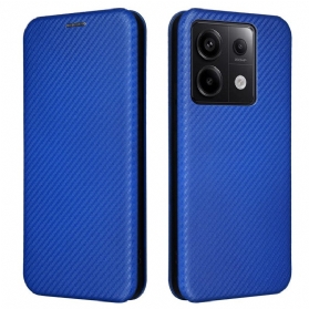 Flip Case Für Xiaomi Redmi Note 13 5g Kohlefaser