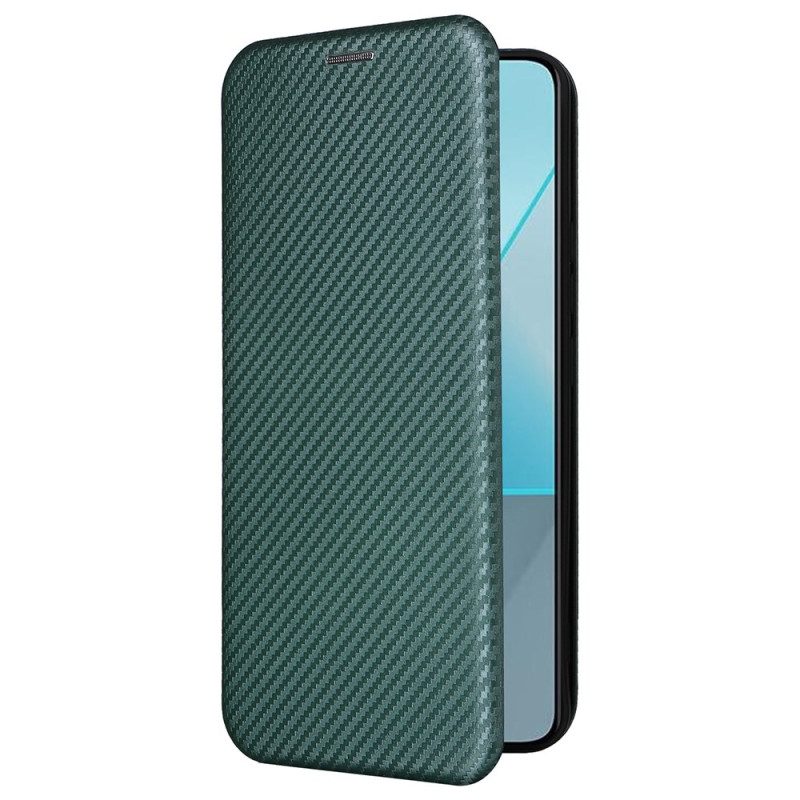 Flip Case Für Xiaomi Redmi Note 13 5g Kohlefaser