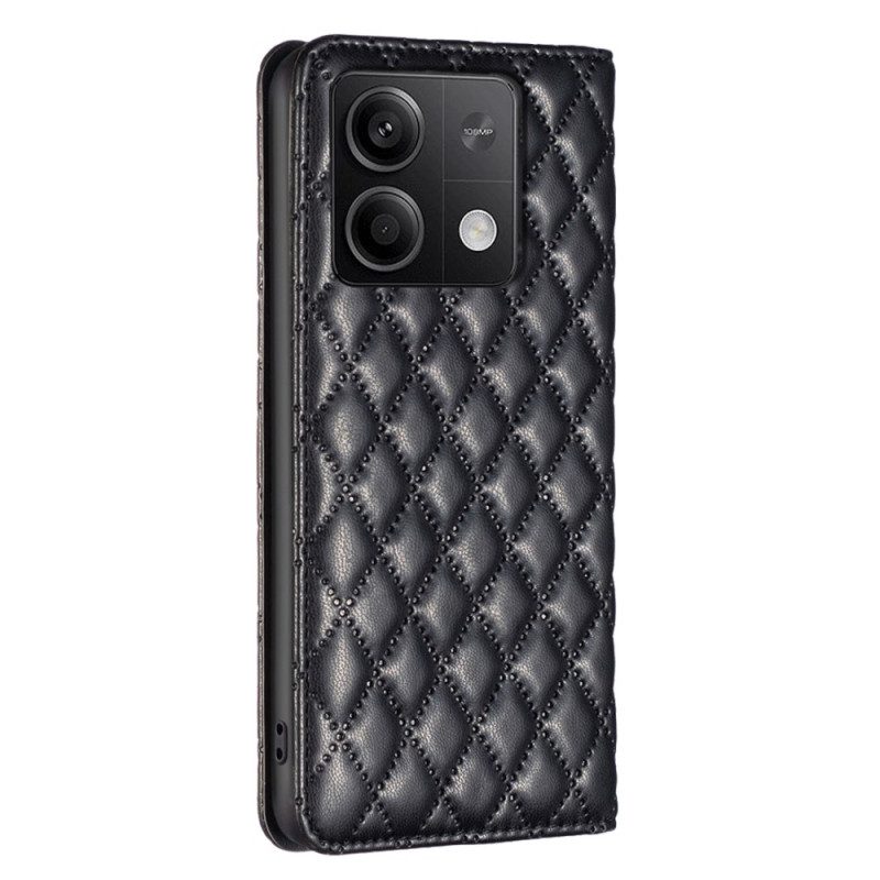 Flip Case Xiaomi Redmi Note 13 5g Handyhülle Gesteppt Binfen Color