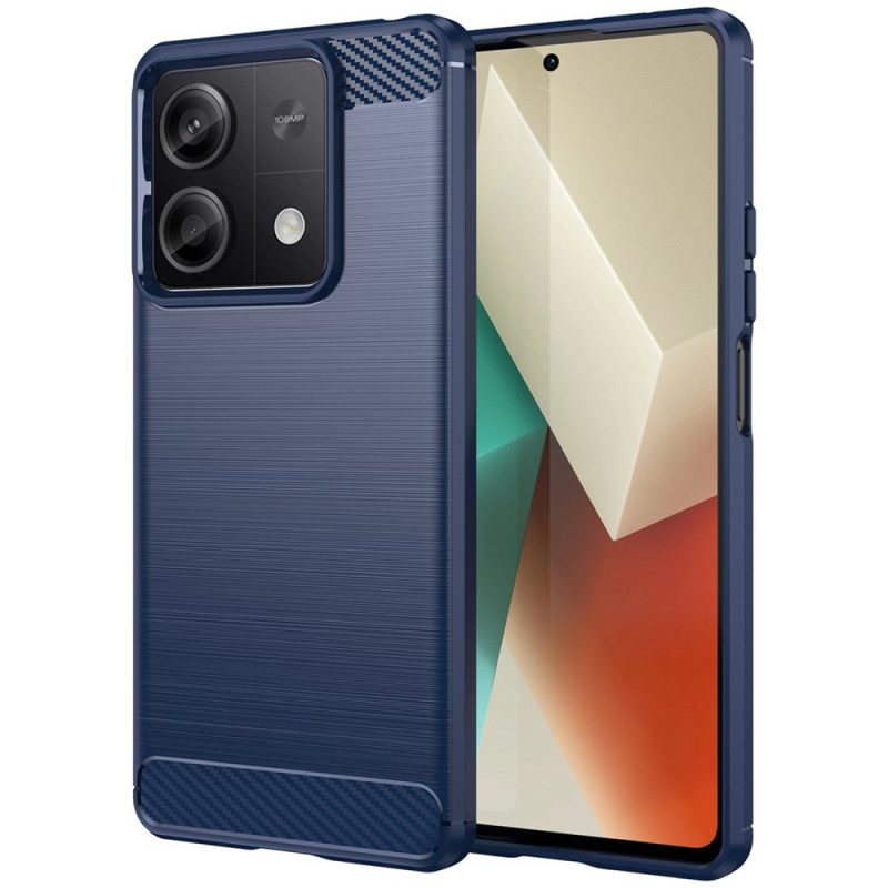 Hülle Xiaomi Redmi Note 13 5g Gebürstete Kohlefaser