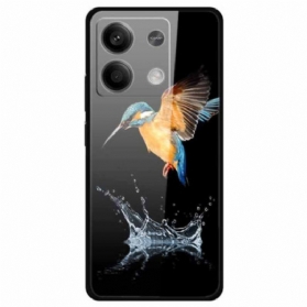 Hülle Xiaomi Redmi Note 13 5g Handyhülle Gekrönter Vogel Aus Gehärtetem Glas