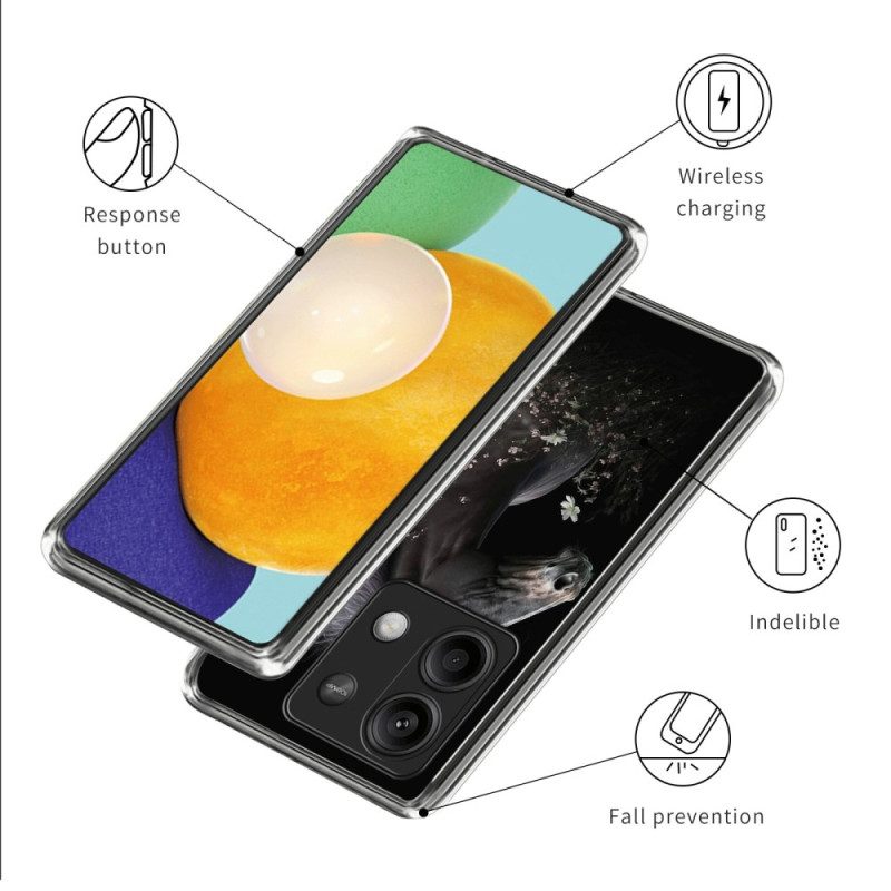 Hülle Xiaomi Redmi Note 13 5g Handyhülle Pferd Und Blumen