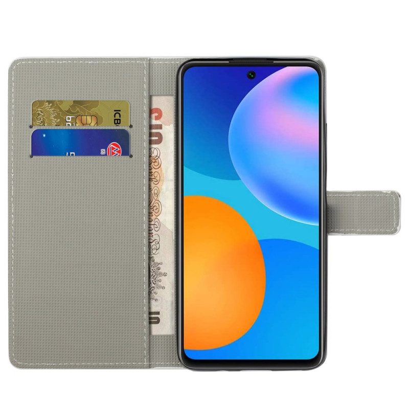 Lederhüllen Xiaomi Redmi Note 13 5g Handyhülle Eulenmuster