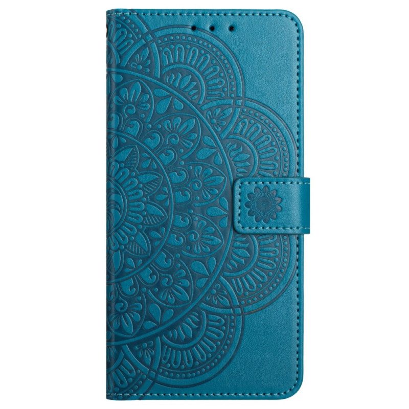 Lederhüllen Xiaomi Redmi Note 13 5g Handyhülle Mandala-druck Mit Schlüsselband