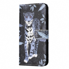 Lederhüllen Xiaomi Redmi Note 13 5g Leopard Mit Riemen