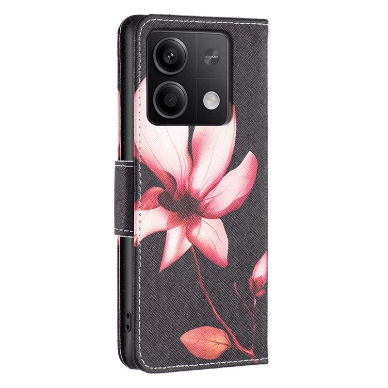 Lederhüllen Xiaomi Redmi Note 13 5g Lotus