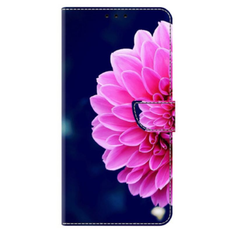 Lederhüllen Xiaomi Redmi Note 13 5g Rosa Blume