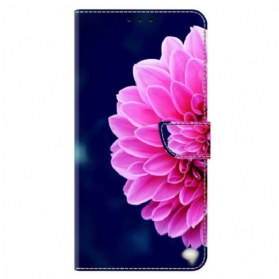 Lederhüllen Xiaomi Redmi Note 13 5g Rosa Blume