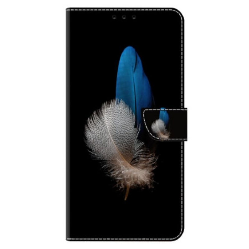 Lederhüllen Xiaomi Redmi Note 13 5g Zwei Federn