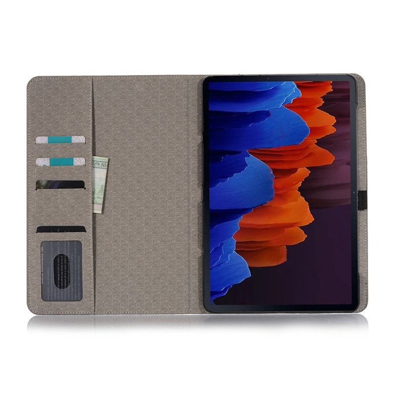 Case Für Samsung Galaxy Tab S9 Plus Kartenmuster