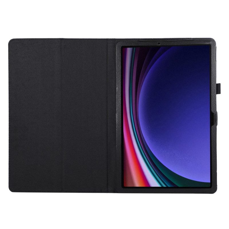 Case Samsung Galaxy Tab S9 Plus Handyhülle Ledereffekt