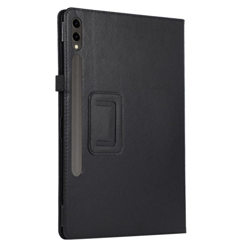 Case Samsung Galaxy Tab S9 Plus Handyhülle Ledereffekt