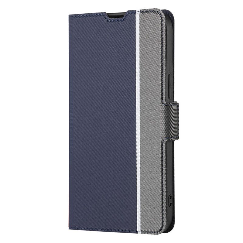 Flip Case Für Huawei P60 Pro Zweifarbig