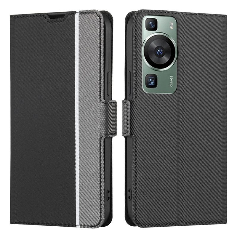 Flip Case Für Huawei P60 Pro Zweifarbig