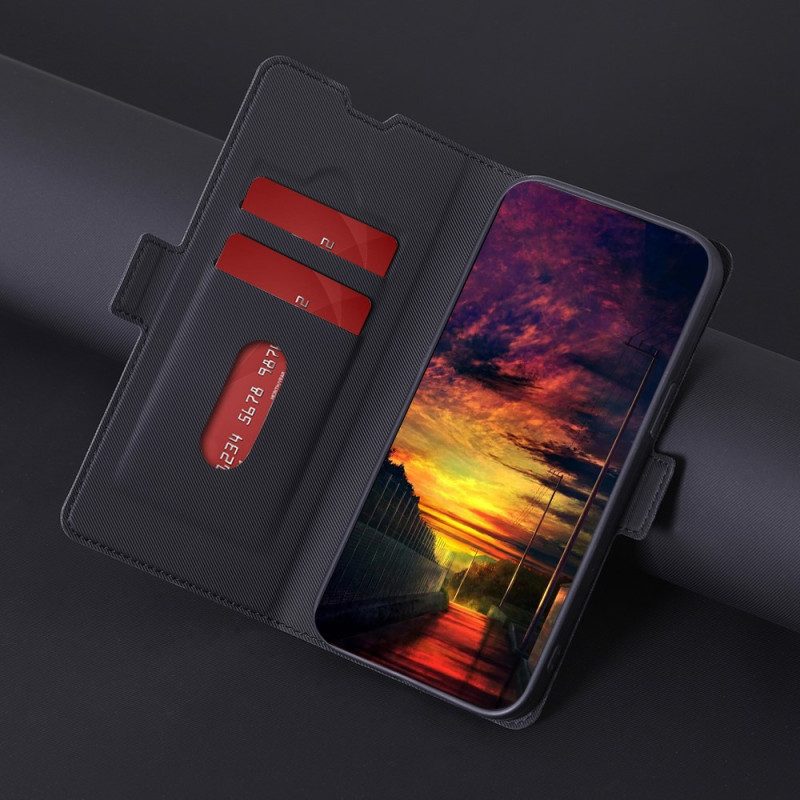 Flip Case Für Huawei P60 Pro Zweifarbig