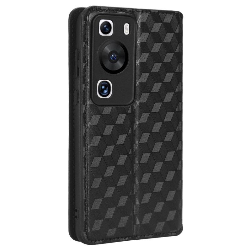 Schutzhülle Für Huawei P60 Pro Flip Case 3d-muster