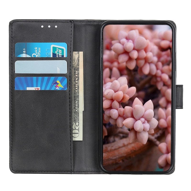 Flip Case Für Huawei Mate 50 Pro Mattes Kunstleder