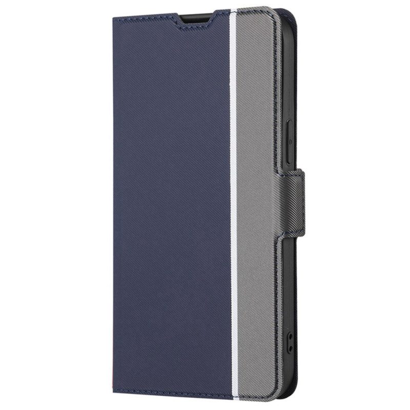 Flip Case Für Huawei Mate 50 Pro Ultrafeine Bicolor