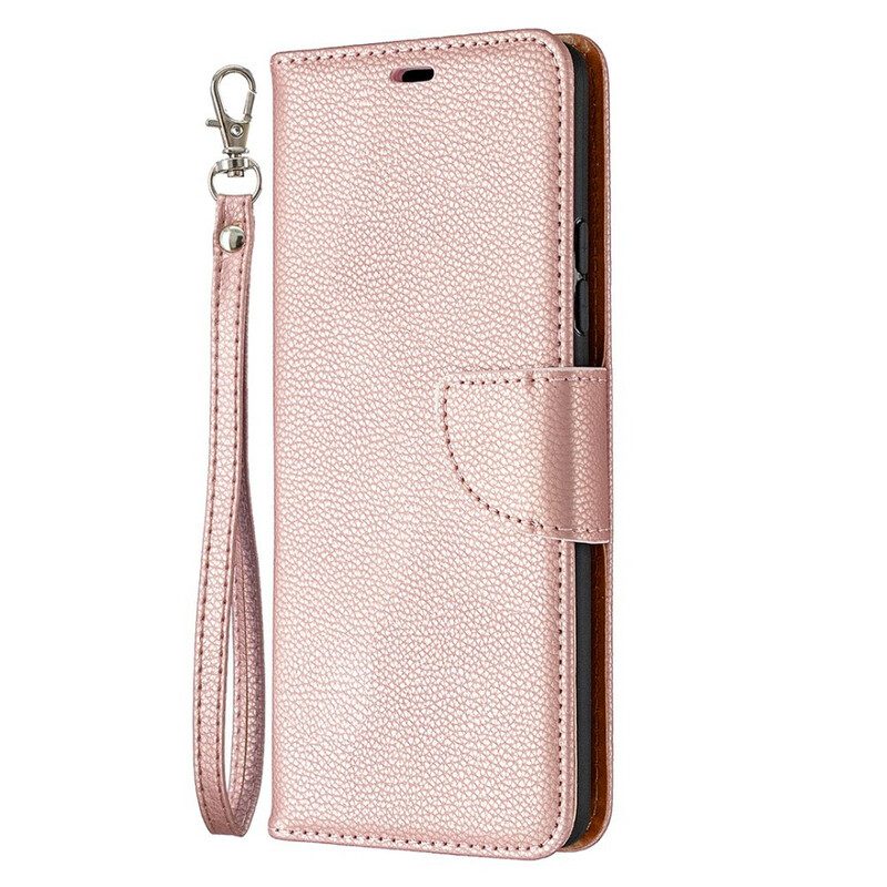 Flip Case Für Samsung Galaxy A42 5G Flip Case Lychee Rabat Oblique