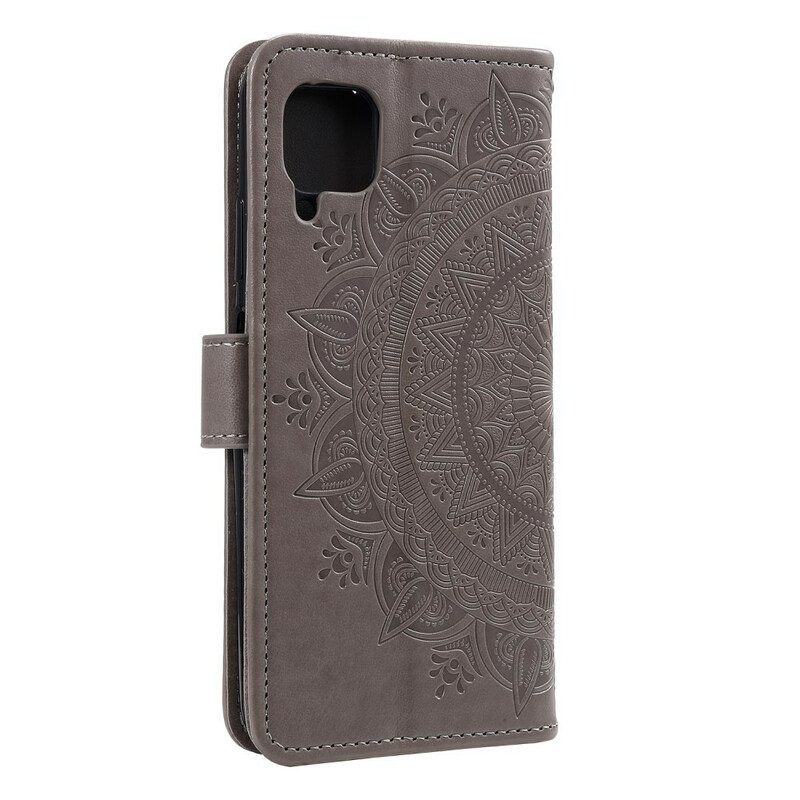 Flip Case Für Samsung Galaxy A42 5G Sonnenmandala