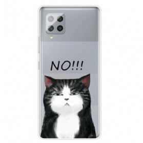 Handyhülle Für Samsung Galaxy A42 5G Die Katze. Die Nein Sagt