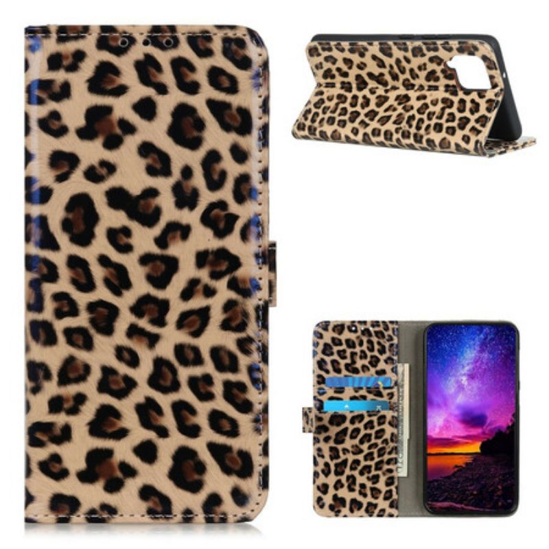 Lederhüllen Für Samsung Galaxy A42 5G Leopard