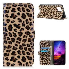 Lederhüllen Für Samsung Galaxy A42 5G Leopard