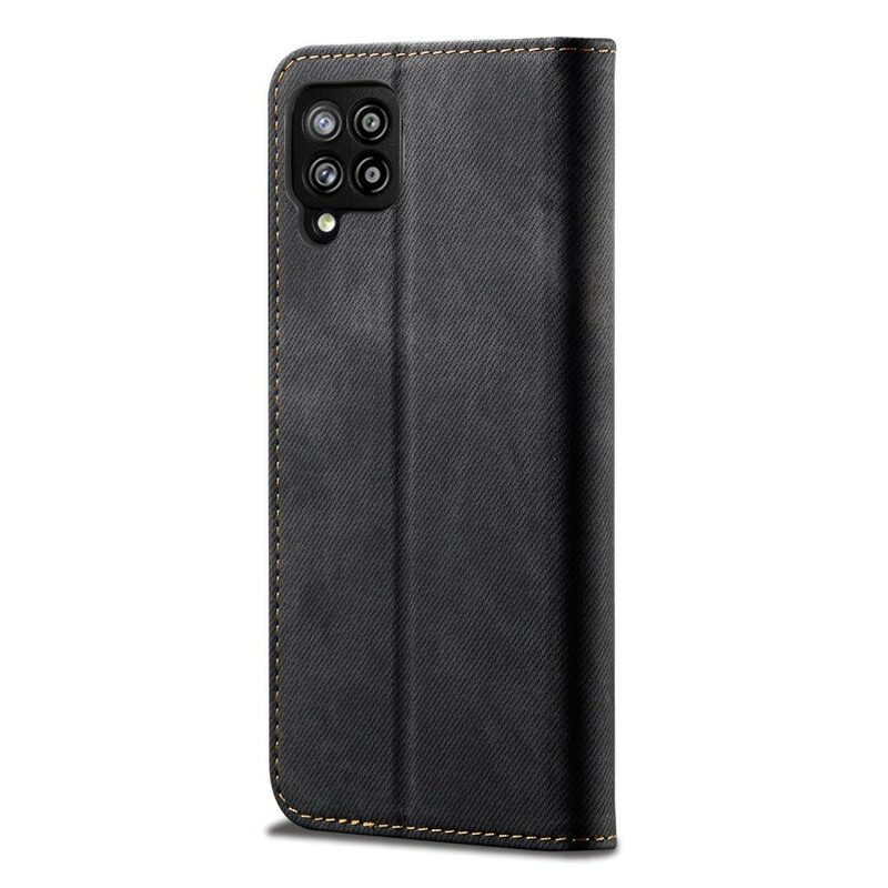 Schutzhülle Für Samsung Galaxy A42 5G Flip Case Denim-stoff