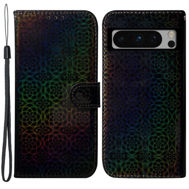 Lederhüllen Für Google Pixel 8 Pro Strappy Disco