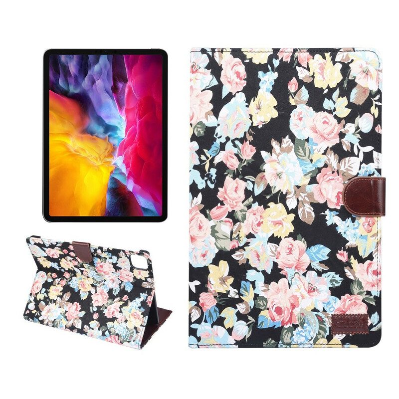 Flip Case Für iPad Pro 11" (2020) Blumenmuster