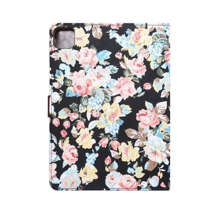 Flip Case Für iPad Pro 11" (2020) Blumenmuster