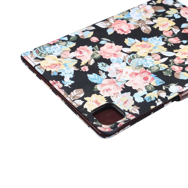 Flip Case Für iPad Pro 11" (2020) Blumenmuster