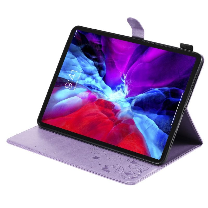 Flip Case Für iPad Pro 11" (2020) Katze Und Bienen