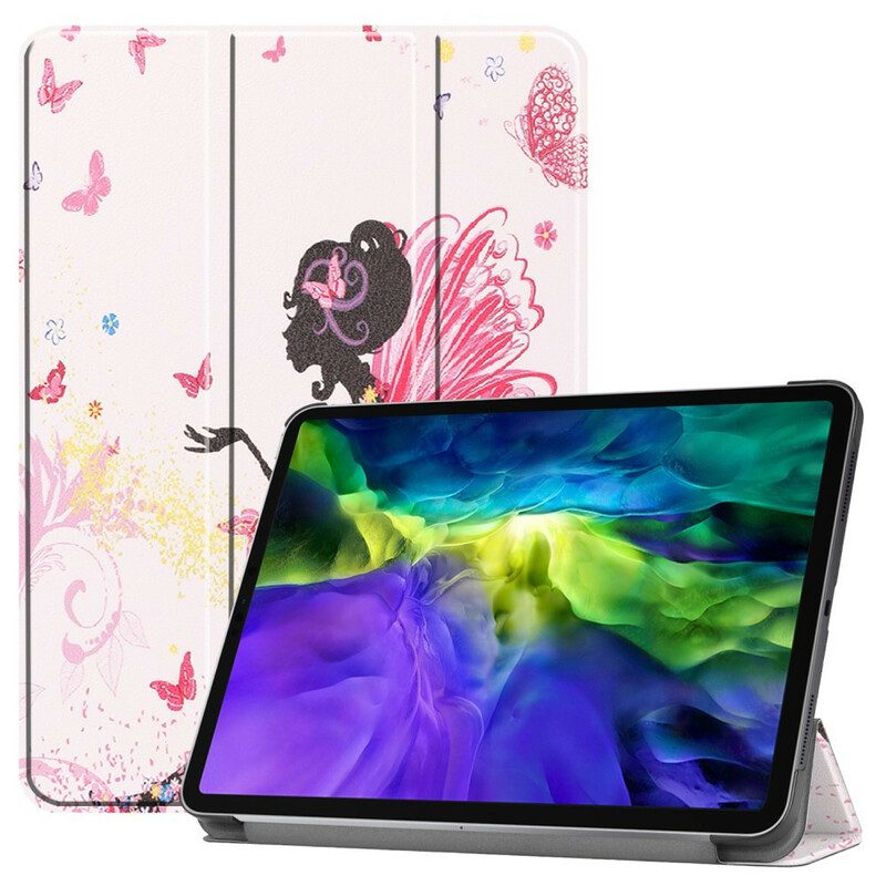 Schutzhülle Für iPad Pro 11" (2020) Blumenfeen-kunstleder