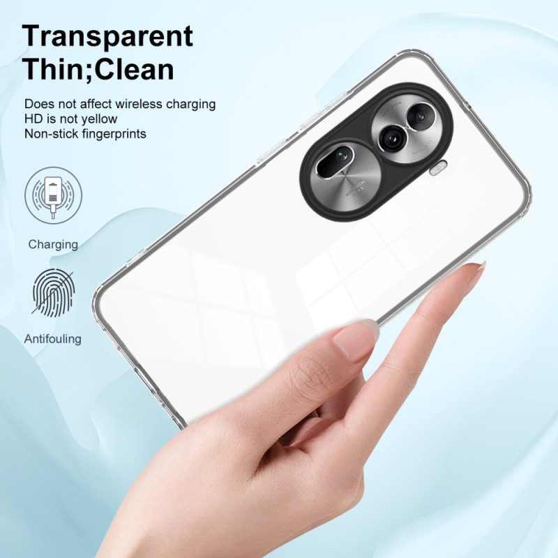 Hülle Oppo Reno 11 Pro 5g Handyhülle Transparenter Farbiger Rand