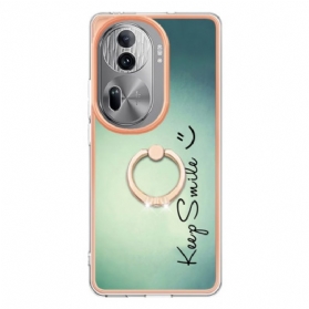 Hülle Oppo Reno 11 Pro 5g Keep Smile Ringhalter