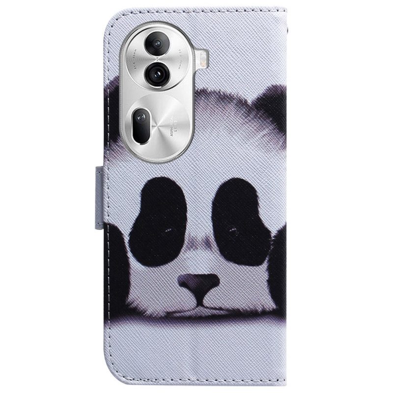 Lederhüllen Oppo Reno 11 Pro 5g Handyhülle Panda