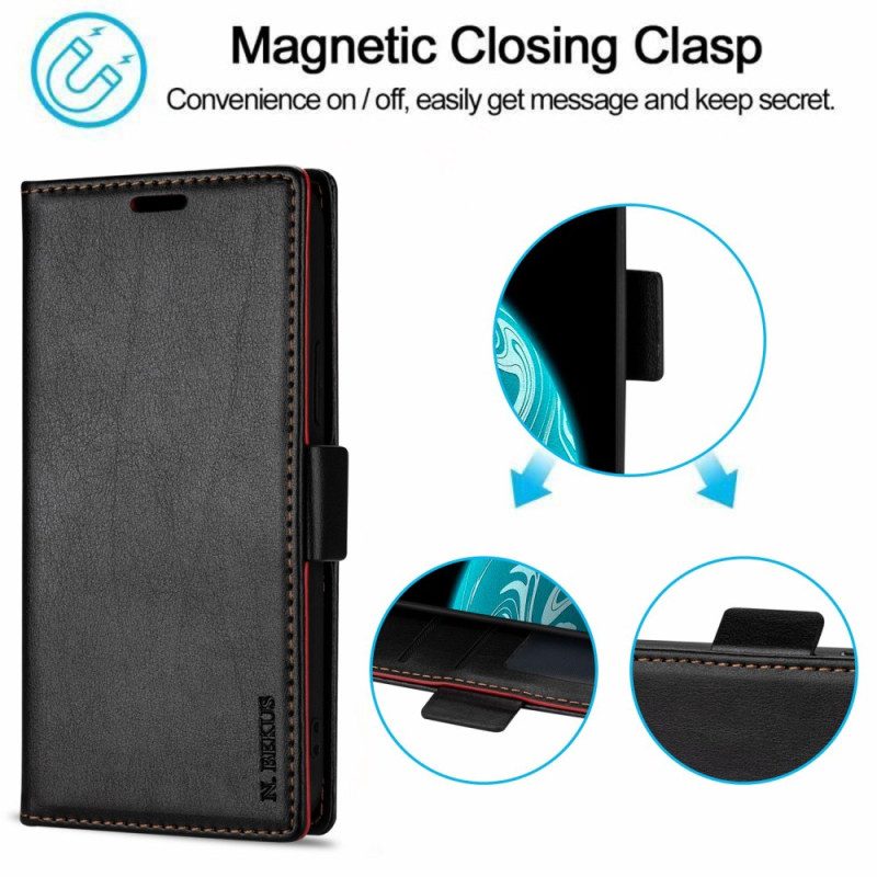 Flip Case Für Xiaomi 13 Pro Ln.bekus Ledereffekt