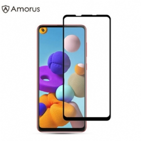 Displayschutz Aus Gehärtetem Glas Für Das Samsung Galaxy A21S Amorus