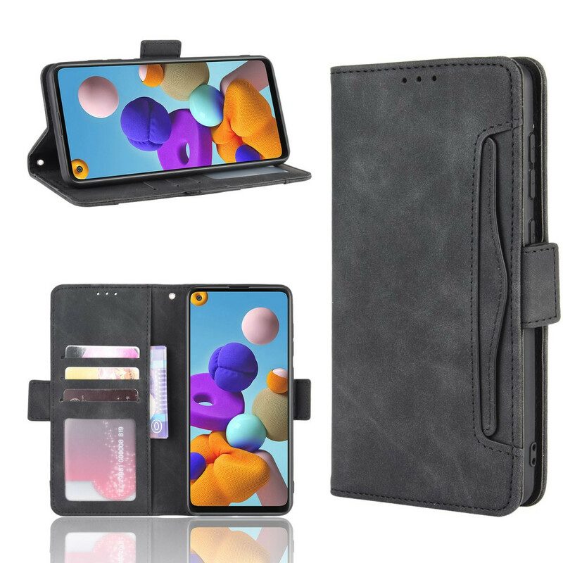 Flip Case Für Samsung Galaxy A21s Multi-card Premier Class