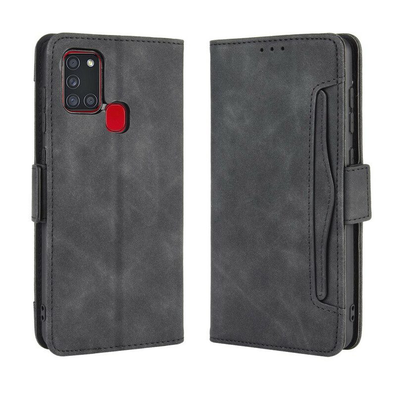 Flip Case Für Samsung Galaxy A21s Multi-card Premier Class