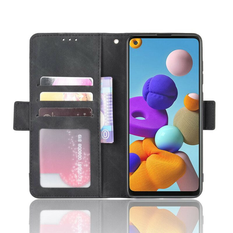 Flip Case Für Samsung Galaxy A21s Multi-card Premier Class