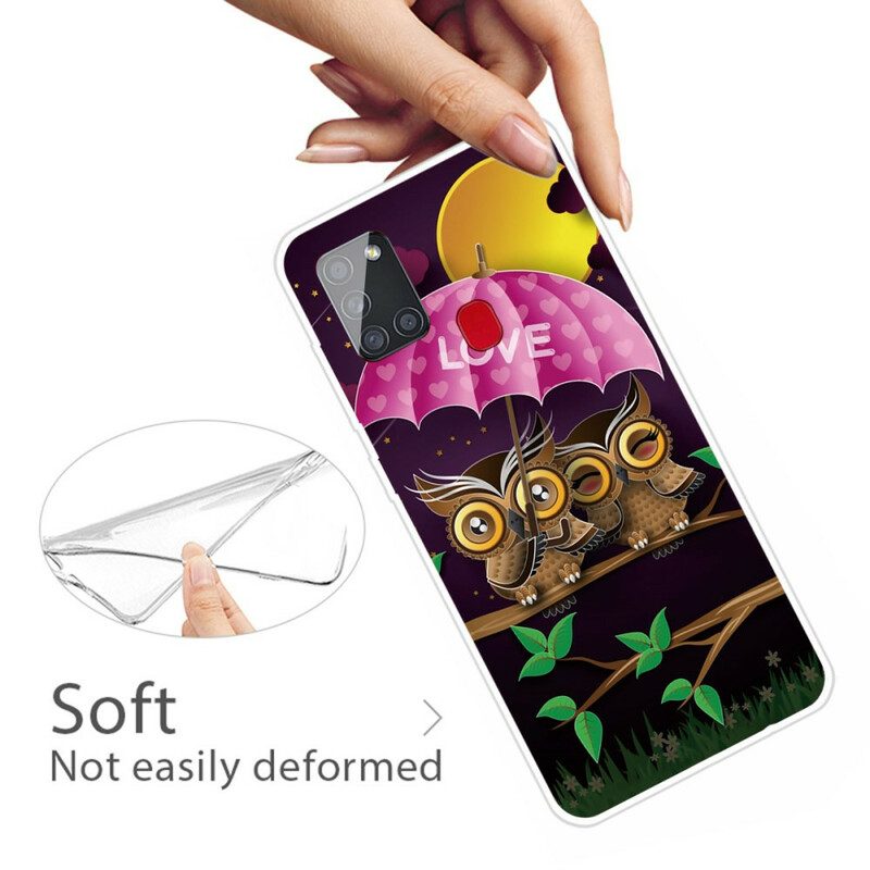 Handyhülle Für Samsung Galaxy A21s Flexible Liebeseulen