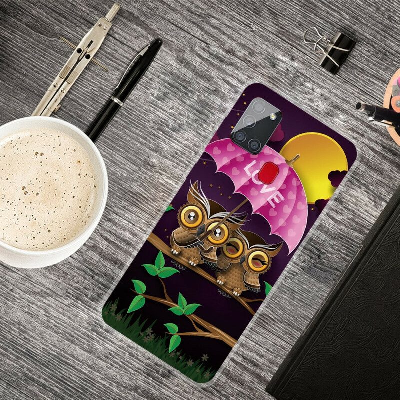 Handyhülle Für Samsung Galaxy A21s Flexible Liebeseulen