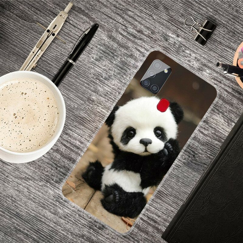 Hülle Für Samsung Galaxy A21s Flexibler Panda