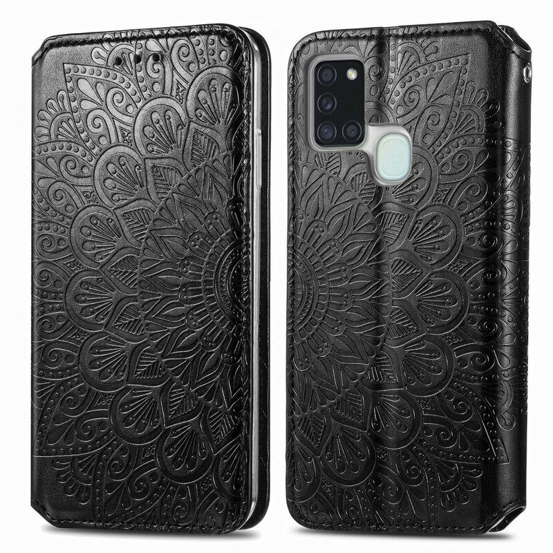 Schutzhülle Für Samsung Galaxy A21s Flip Case Mandala