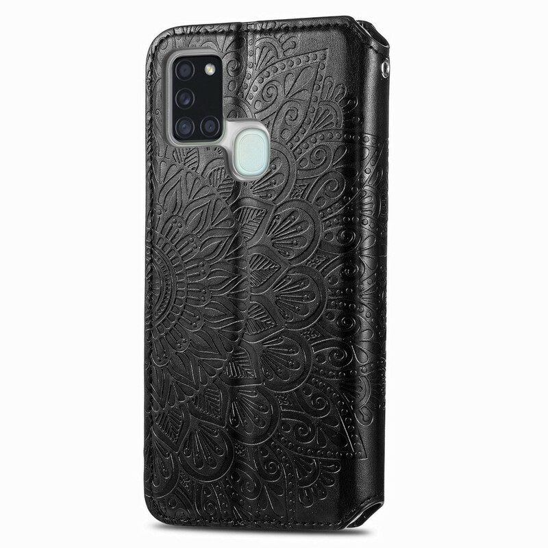 Schutzhülle Für Samsung Galaxy A21s Flip Case Mandala